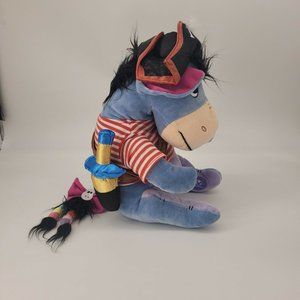Eeyore Pirate Jack Sparrow Hat Dagger 12" Large Plush Toy Disney Store Costume